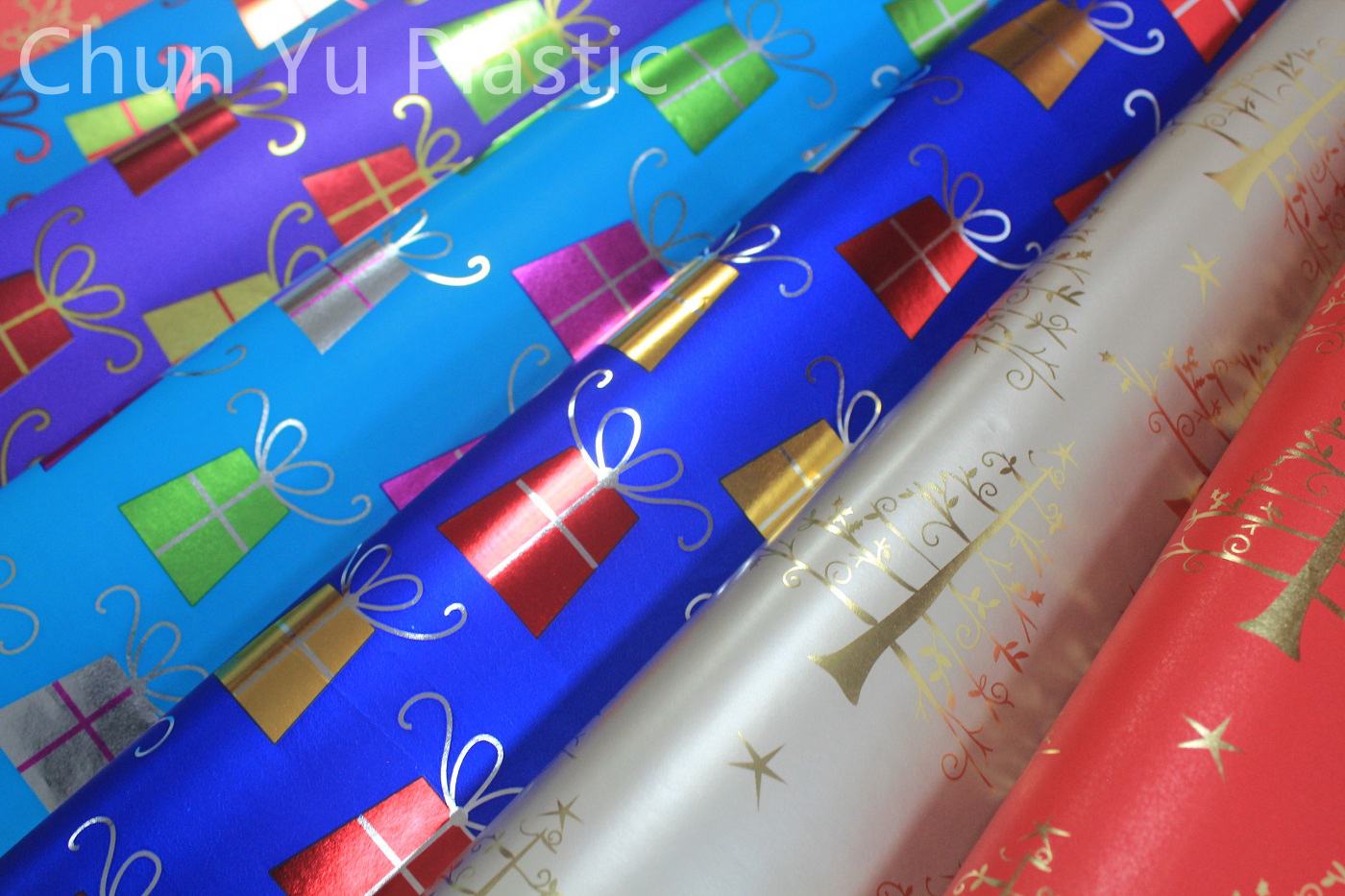 Metallic Paper With Design Printed Gift Wrapping Paper (Metallized